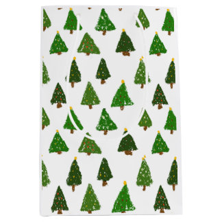 Bolsa De Regalo Mediana Kids drawing style Christmas tree
