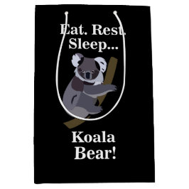 Bolsa De Regalo Mediana Koala Bear Funny
