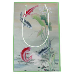 Bolsa De Regalo Mediana Koi Fish con Lotus