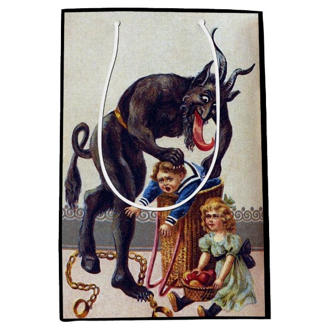 Bolsa De Regalo Mediana Krampus (Anverso)