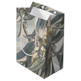 Bolsa De Regalo Mediana La acuarela Eucalyptus deja la vegetación