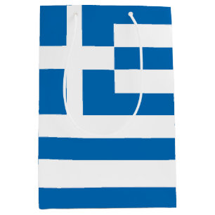 Bolsa De Regalo Mediana La bandera nacional de Grecia