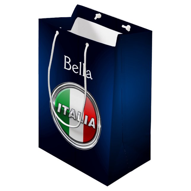 Bolsa De Regalo Mediana La Bandiera - la bandera italiana (Angulo Anverso)