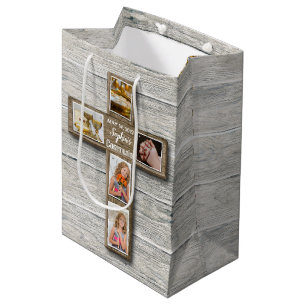 Bolsa De Regalo Mediana La Cruz Rusa de la Madera, primero la foto de la S