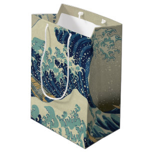 Bolsa De Regalo Mediana La gran ola de Kanagawa