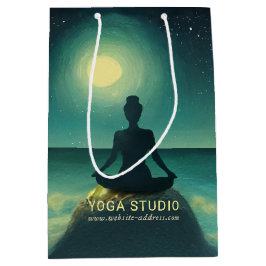 Bolsa De Regalo Mediana La meditación del yoga en la noche de las estrella