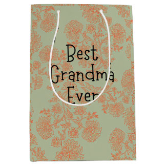 Bolsa De Regalo Mediana La mejor abuela jamás