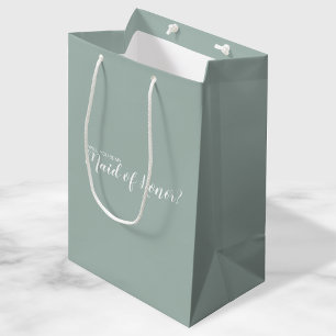 Bolsa De Regalo Mediana La propuesta moderna de la doncella de honor
