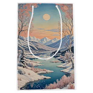 Bolsa De Regalo Mediana La tranquilidad del invierno