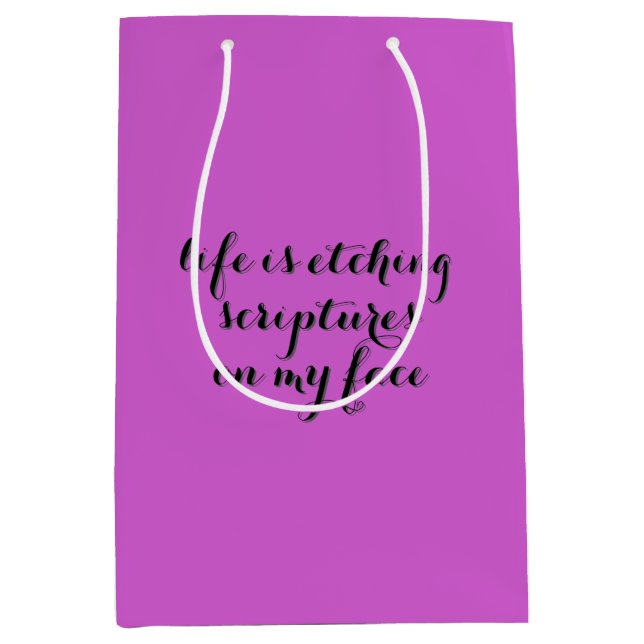 Bolsa De Regalo Mediana La vida se acerca a 2 (Anverso)