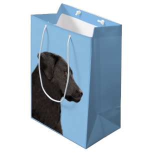 Bolsa De Regalo Mediana Labrador recuperar pintura negra original de perro