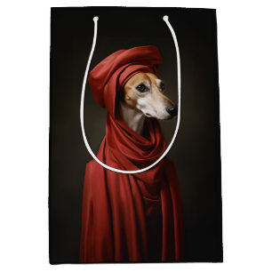 Bolsa De Regalo Mediana Lady Saluki Dog