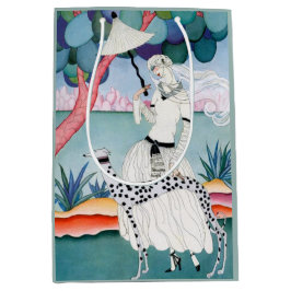 Bolsa De Regalo Mediana Lady with Dalmatian Dog - Helen Dryden