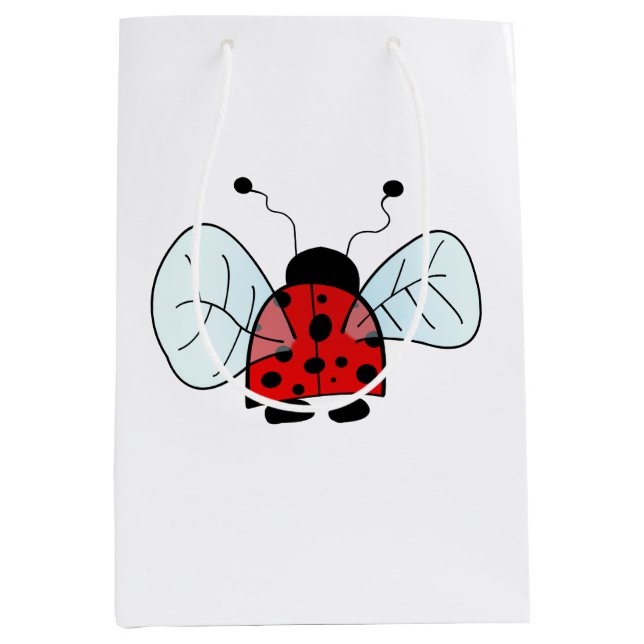 Bolsa De Regalo Mediana Ladybug (Anverso)