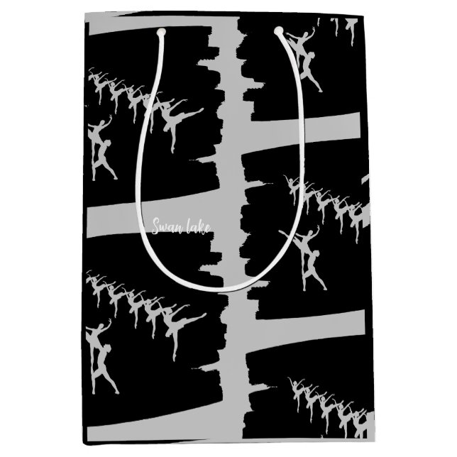 Bolsa De Regalo Mediana Lago Swan (Anverso)