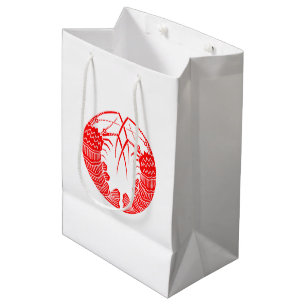 Bolsa De Regalo Mediana Langostas espinosas enfrentadas