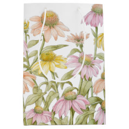 Bolsa De Regalo Mediana Las flores acuarela Arte botánico