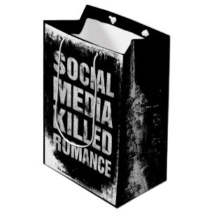 Bolsa De Regalo Mediana Las redes sociales mataron el romance