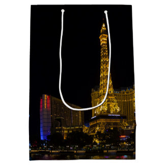 Bolsa De Regalo Mediana Las Vegas en el Skyline nocturno