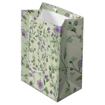 Lavanda y diseño botánico verde