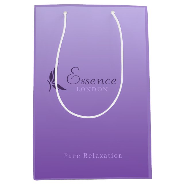 Bolsa De Regalo Mediana Lavender Bliss Personalizado Spa Bag Regalo (Anverso)