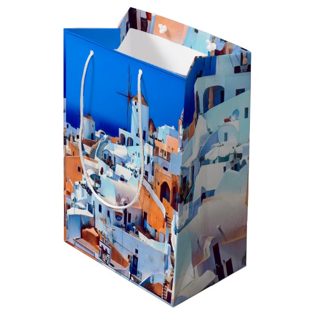 Bolsa De Regalo Mediana ldp OIA - laberinto de pasos - (Angulo reverso)