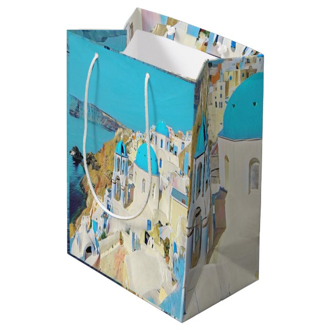 Bolsa De Regalo Mediana ldp SANTORINI - vista - (Angulo reverso)