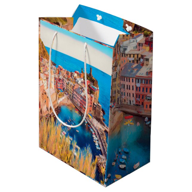 Bolsa De Regalo Mediana ldp VERNAZA - Cinque Terre - (Angulo reverso)