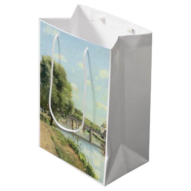 Bolsa De Regalo Mediana Le Pont Du Chemin De Fer Camille Pissarro (Angulo Anverso)