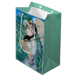 Bolsa De Regalo Mediana Le Printemps Manet Impresionista Pintura de Arte