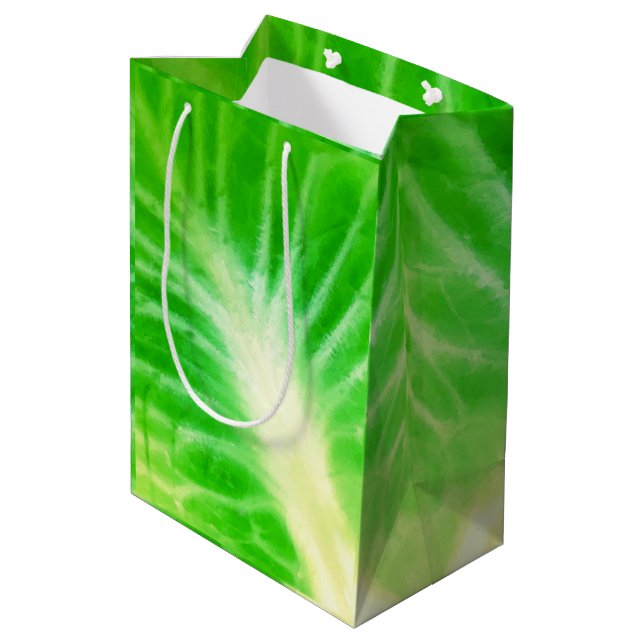Bolsa De Regalo Mediana Leaf de col (Angulo reverso)