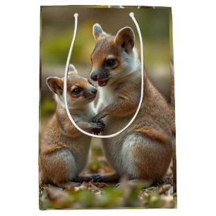 Bolsa De Regalo Mediana Lecciones De Vida De Mama Y Quokka Bebé,