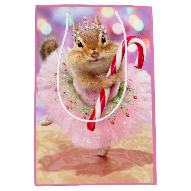 Bolsa De Regalo Mediana Leche de ciruela de chicpo (Anverso)