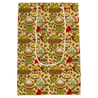 Bolsa De Regalo Mediana Lemon & Lime Twitter pattern