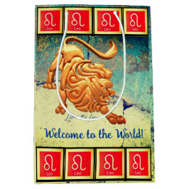 Bolsa De Regalo Mediana Leo - El bebé león (23 de julio - 22 de agosto)