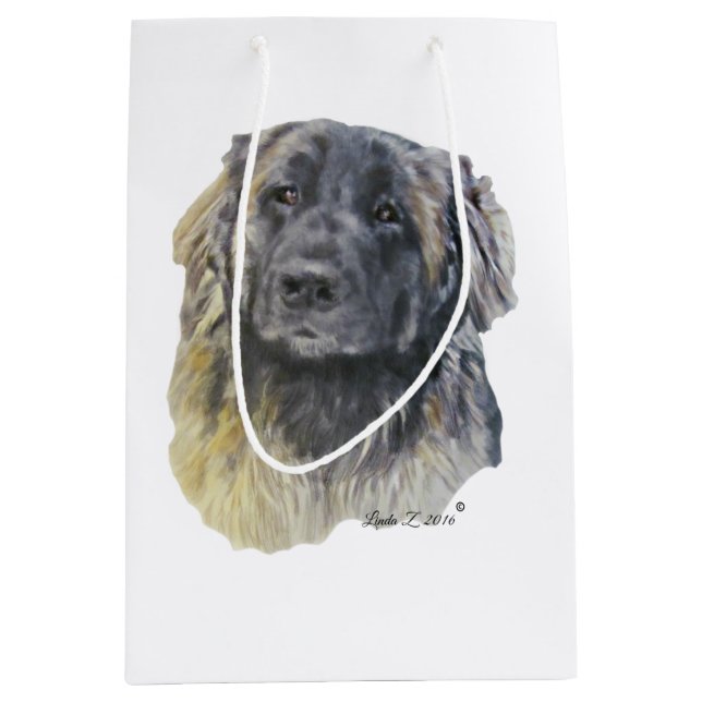 Bolsa De Regalo Mediana Leonberger (Anverso)