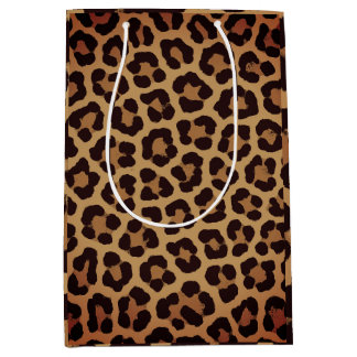 Bolsa De Regalo Mediana Leopard Print Pattern