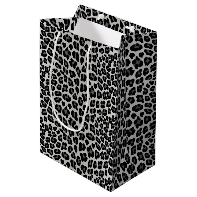 Bolsa De Regalo Mediana Leopardo de la nieve (Angulo Anverso)