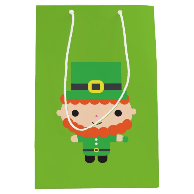 Bolsa De Regalo Mediana Leprechaun Gift Bag (Anverso)