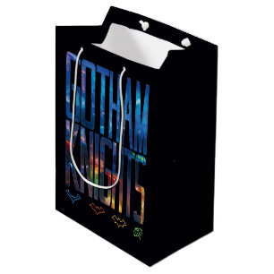 Bolsa De Regalo Mediana Letras de Gotham Knights City