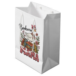 Bolsa De Regalo Mediana Libro divertido gusano Mama ganso 