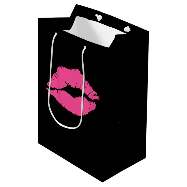 Bolsa De Regalo Mediana "Lips de Diva" (Angulo Anverso)