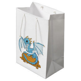 Bolsa De Regalo Mediana Little Blue Dragon