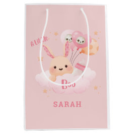 Bolsa De Regalo Mediana Little Boo Pink Halloween Baby Shower