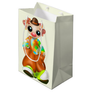 Bolsa De Regalo Mediana Little Clown Boy Gift Bag Circus