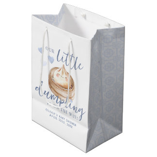 Bolsa De Regalo Mediana Little Dumpling Blue Boy Baby Shower