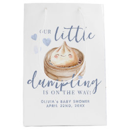 Bolsa De Regalo Mediana Little Dumpling Blue Boy Baby Shower