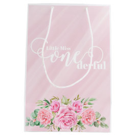 Bolsa De Regalo Mediana Little Miss ONEderful 1st First Birthday Return