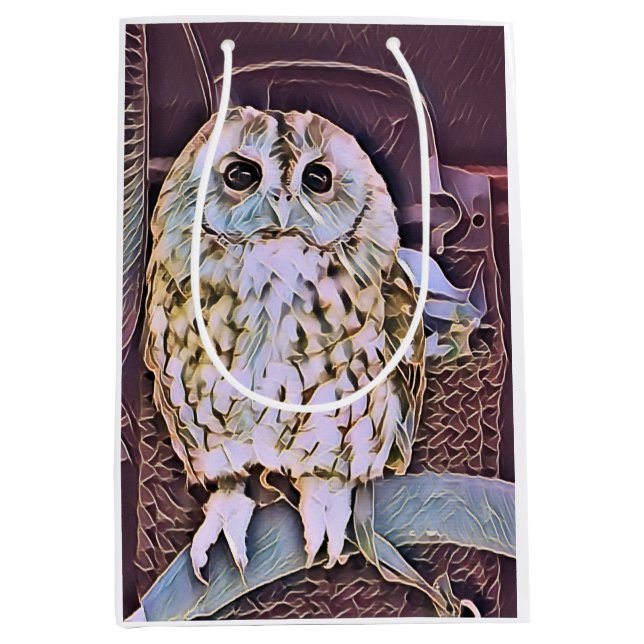 BOLSA DE REGALO MEDIANA LITTLE OWL (Anverso)