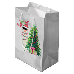 Bolsa De Regalo Mediana Llama a Navidades de Guay Tipografía divertida